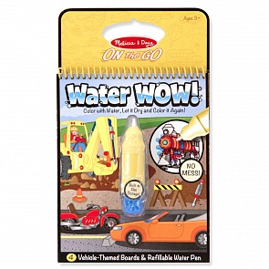 Раскраска с заданиями «Рисуем водой. Транспорт» (Melissa&Doug, 5375_md)